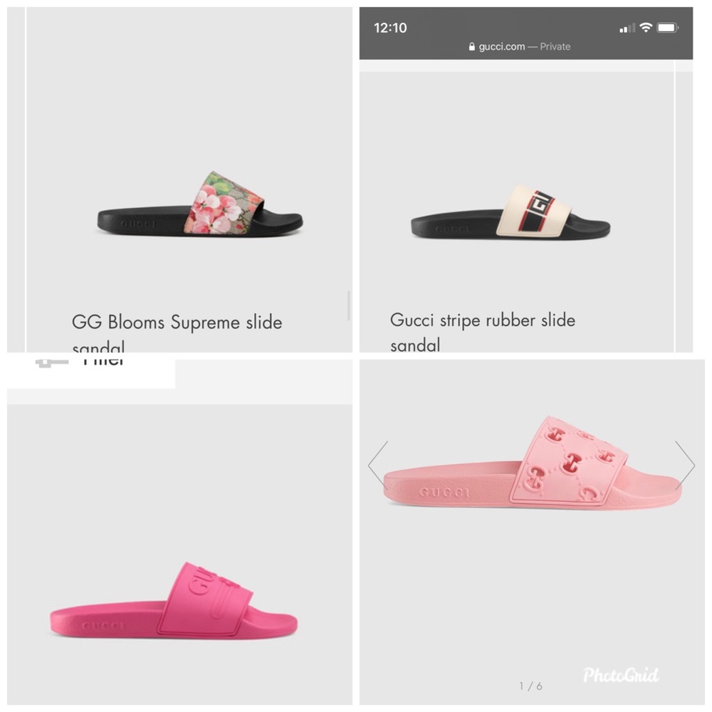 GUCCI SLIDES LOOKING
